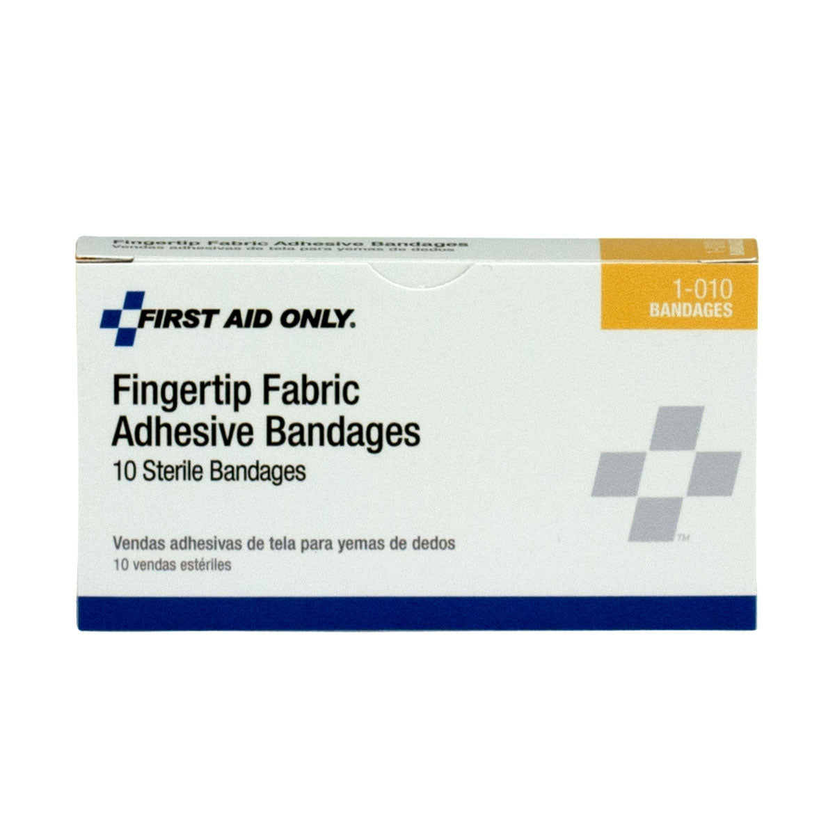 First Aid Only Fabric Fingertip Bandages 10 Per Box