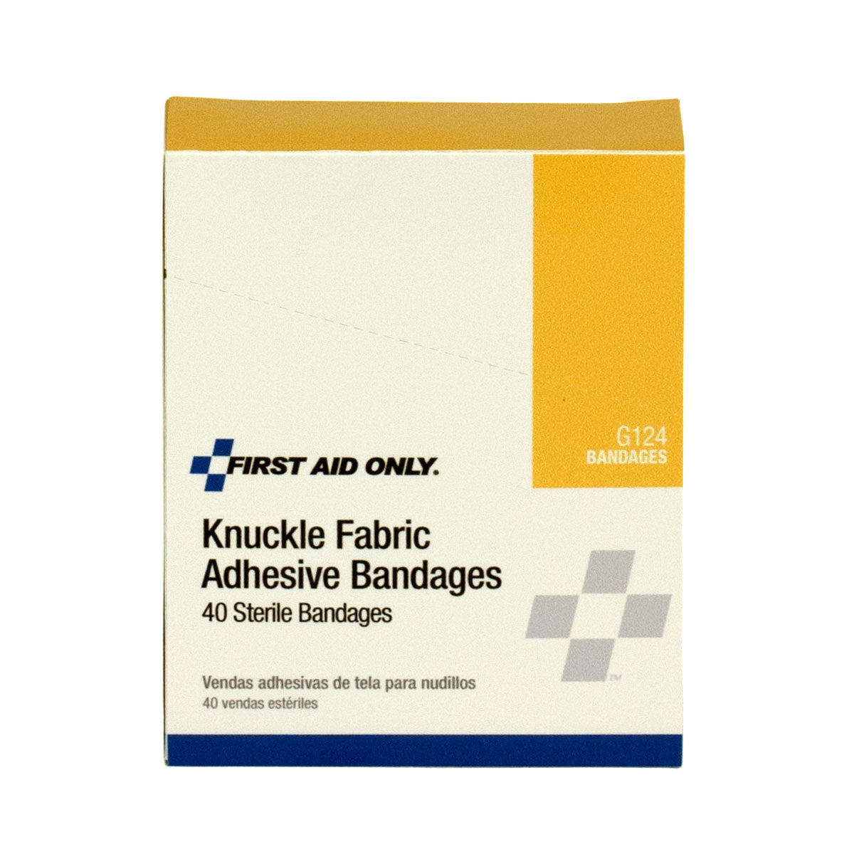 First Aid Only Fabric Knuckle Bandages 40 Per Box