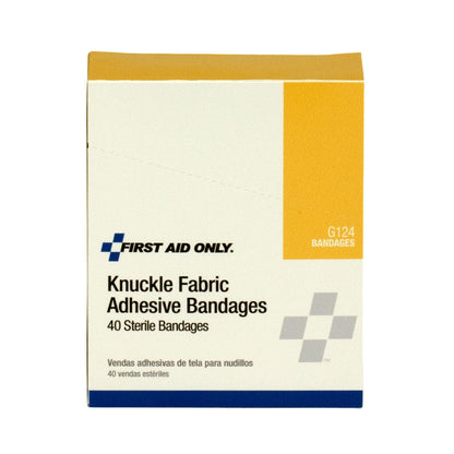 First Aid Only Fabric Knuckle Bandages 40 Per Box