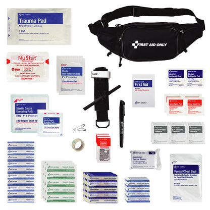 First Aid Only Fanny Pack Outdoor Kit 47 Pieces