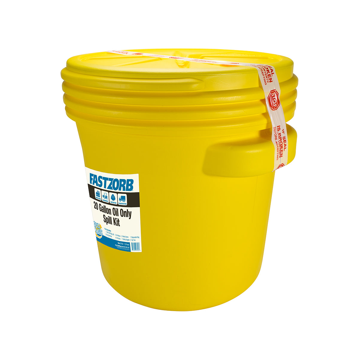 First Aid Only FASTZORB 20 Gallon Oil-Only Spill Kit