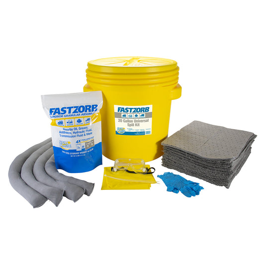 First Aid Only FASTZORB 20 Gallon Universal Spill Kit