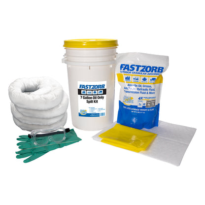 First Aid Only FASTZORB 7 Gallon Oil Spill Kit