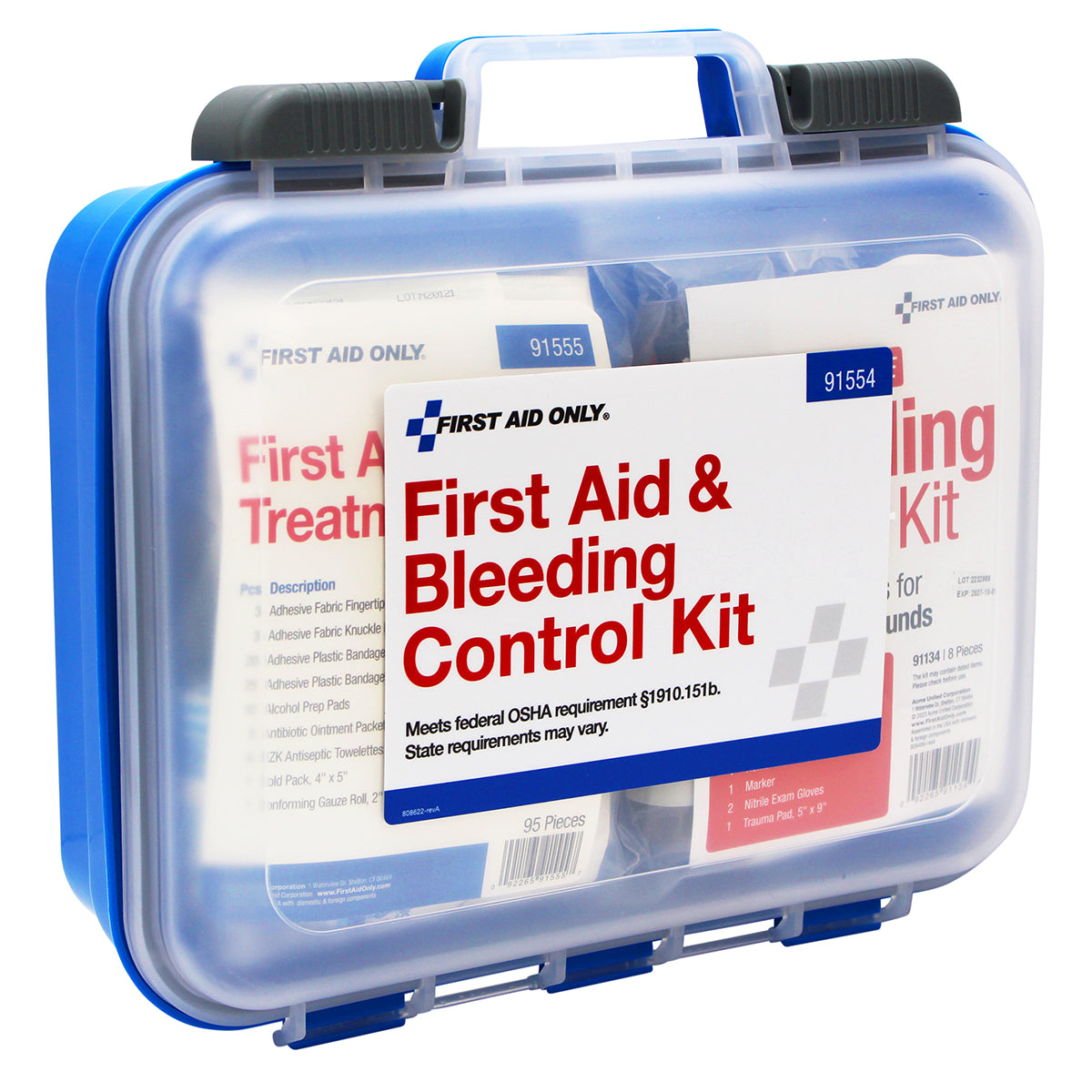 First Aid & Bleeding Control First Aid Kit - First Aid – firstaidonly