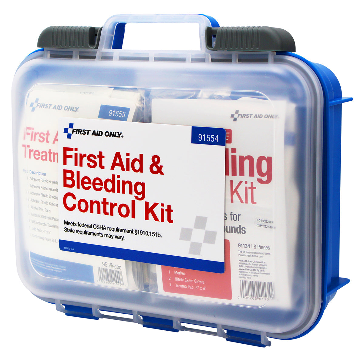 First Aid & Bleeding Control First Aid Kit - First Aid – firstaidonly