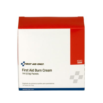 First Aid Only Burn Cream 144 per Box