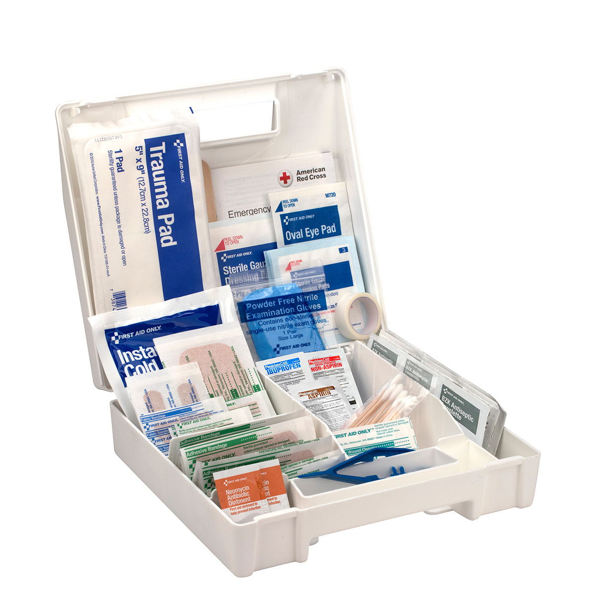 FIRST aid kit First Aid Kit 130 Piece Plastic Case - First Aid Only