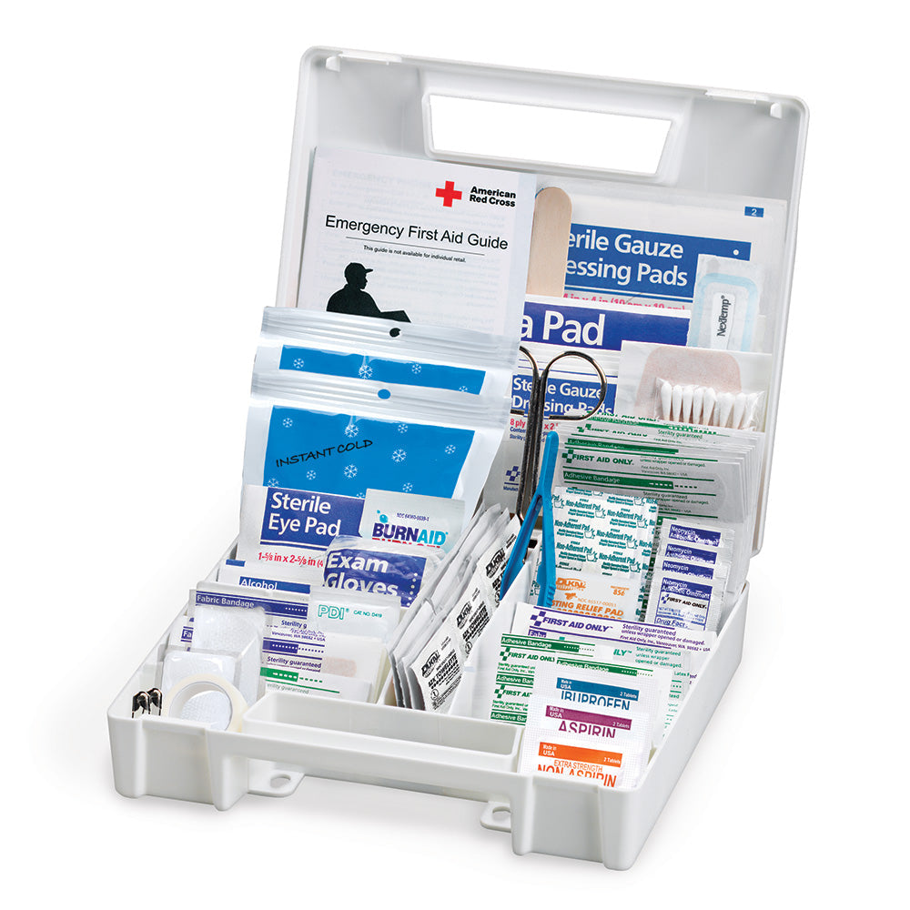 First Aid Only Kit 180 Piece Plastic Case