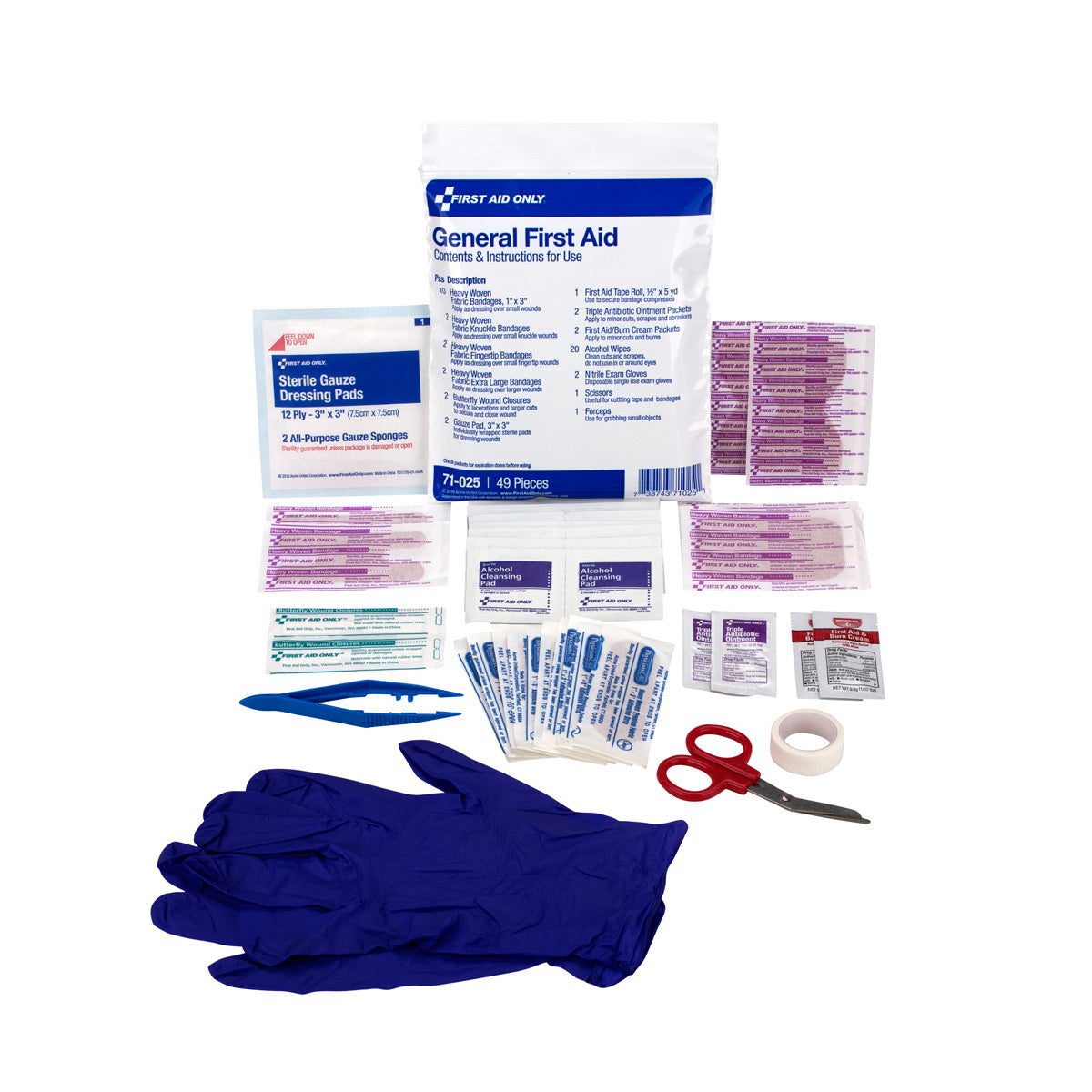 First Aid Only Triage Pack - General (without meds)