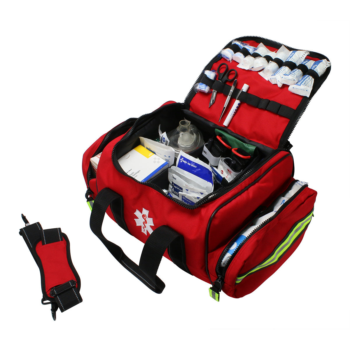 First Aid Only Responder Bag Standard plus Bleed Control & Airway Mgmnt.