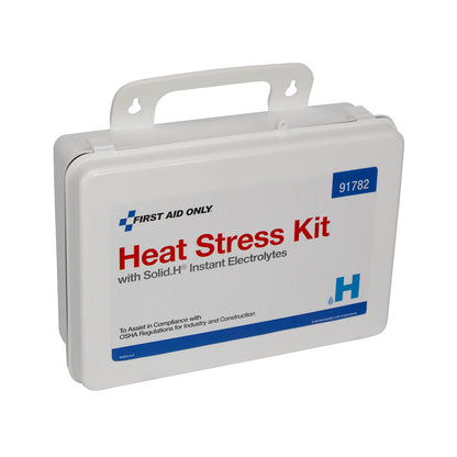 First Aid Only Heat Stress Kit with Solid.H Instant Electrolytes Large