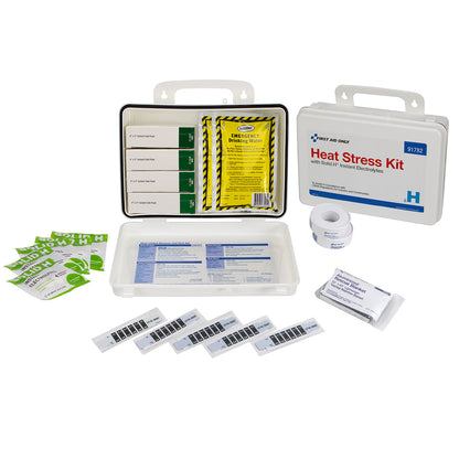 First Aid Only Heat Stress Kit with Solid.H Instant Electrolytes Large