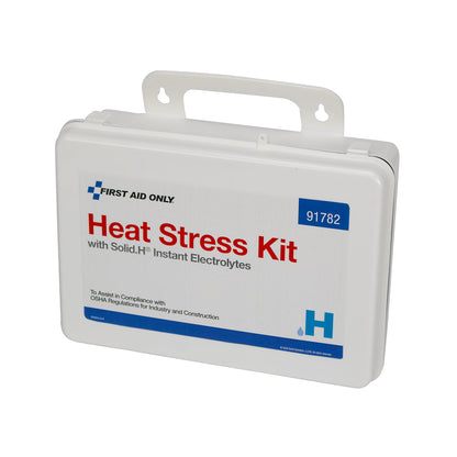First Aid Only Heat Stress Kit with Solid.H Instant Electrolytes Large