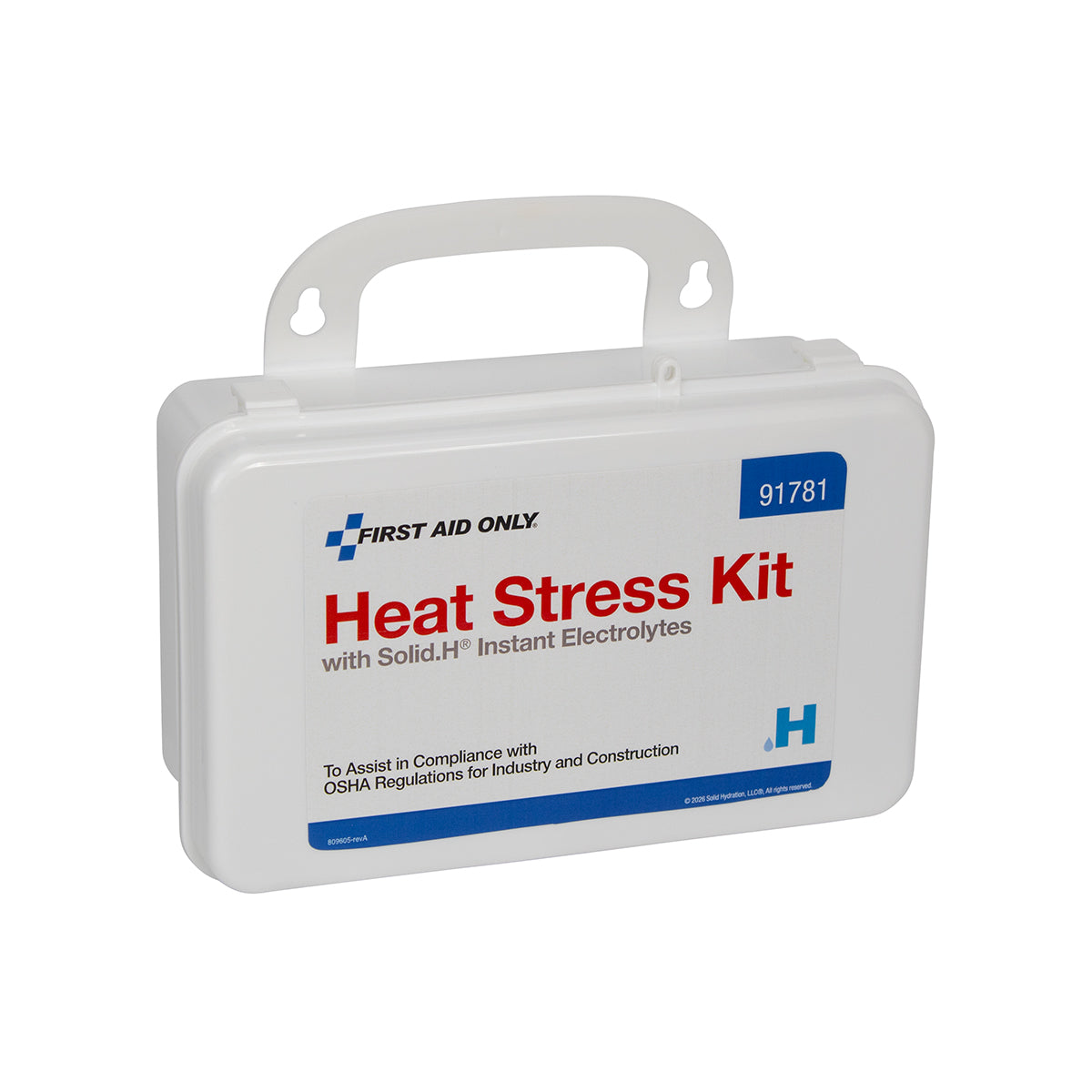 First Aid Only Heat Stress Kit with Solid.H Instant Electrolytes Medium