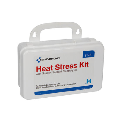 First Aid Only Heat Stress Kit with Solid.H Instant Electrolytes Medium