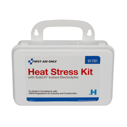 First Aid Only Heat Stress Kit with Solid.H Instant Electrolytes Medium