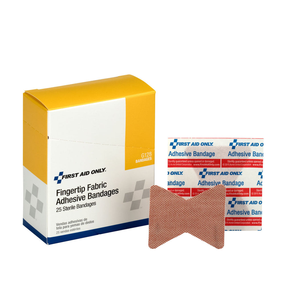 Heavy Woven Fingertip Bandages 25 Per Box - First Aid – firstaidonly