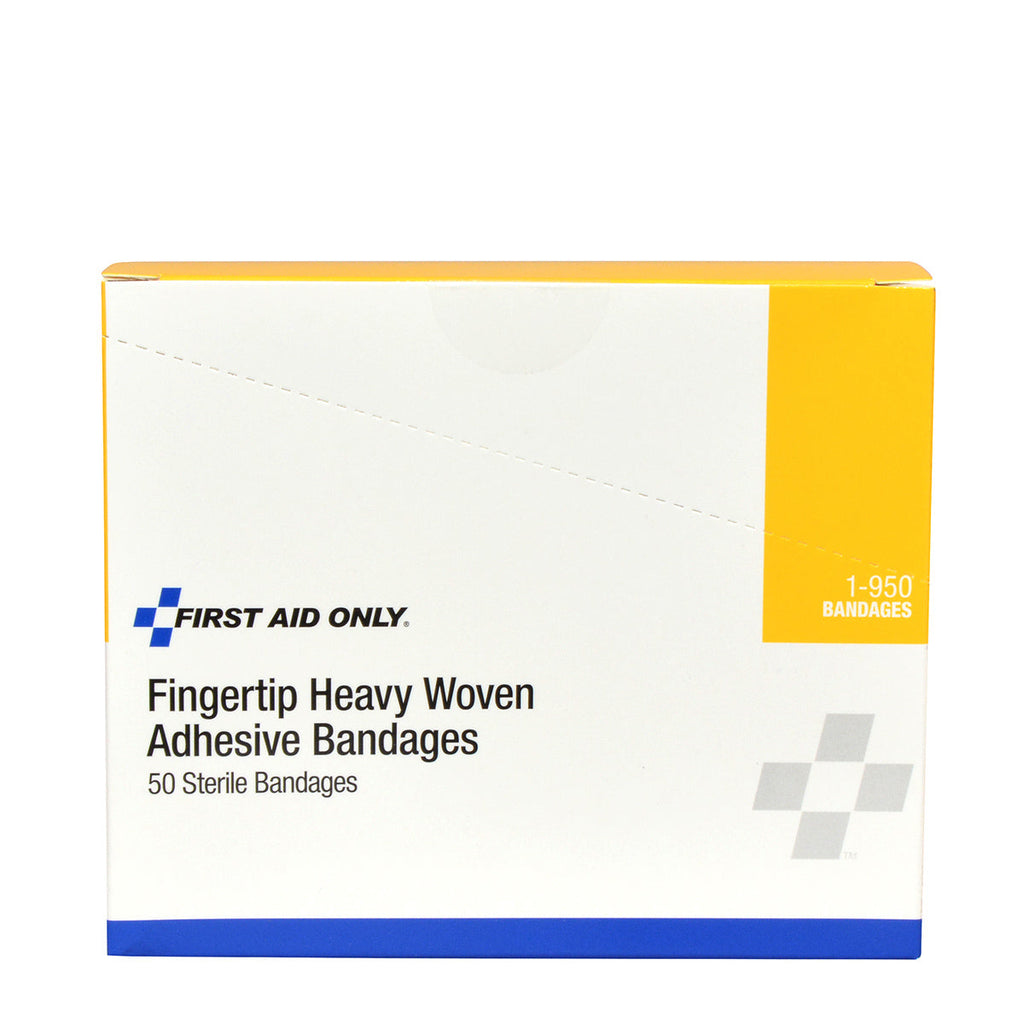 Heavy Woven Fingertip Bandages 50 Per Box - First Aid – firstaidonly