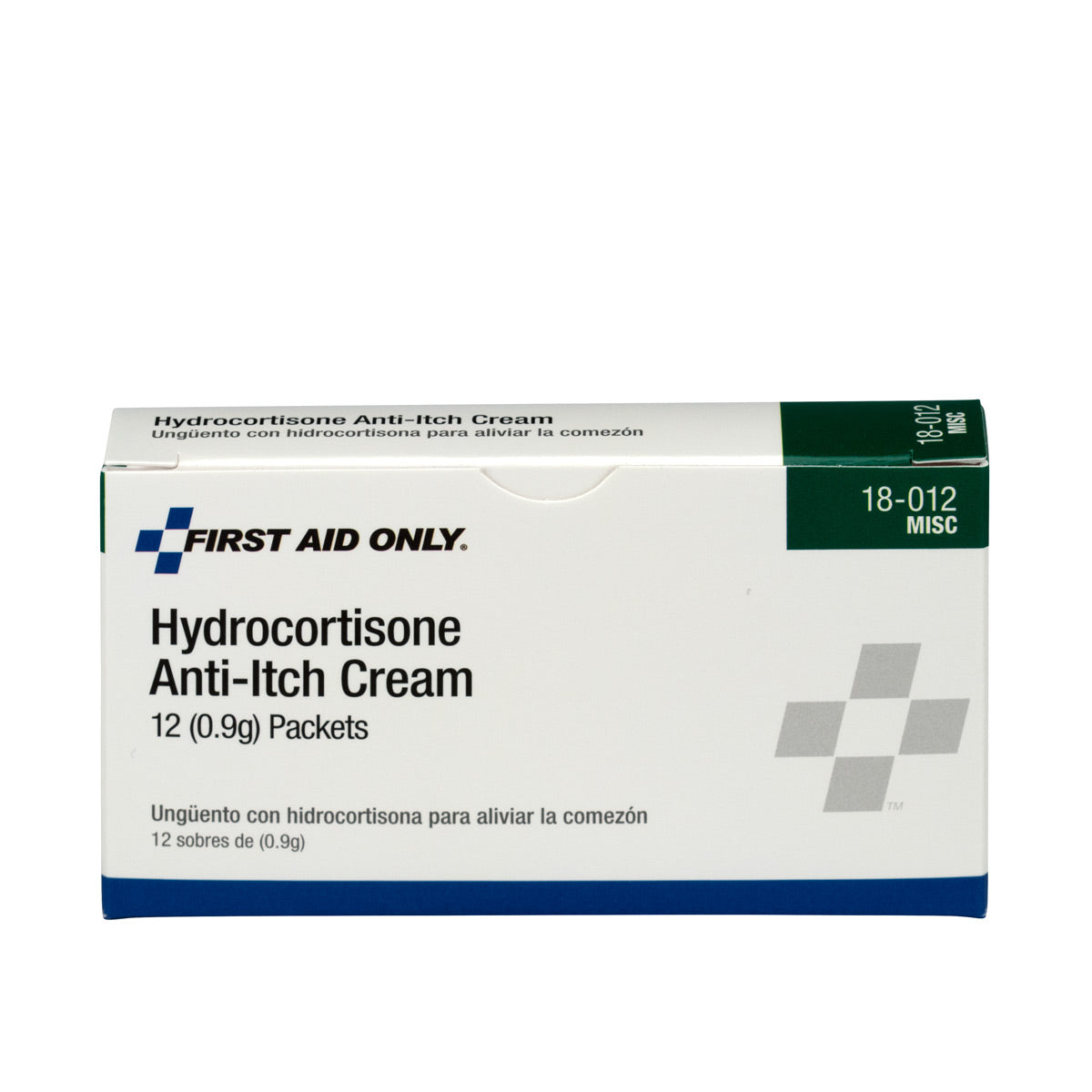 First Aid Only Hydrocortisone Cream 12 Per Box