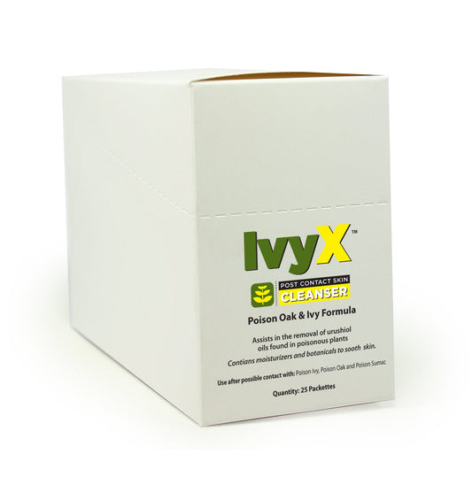 First Aid Only IvyX Post-Contact Cleanser Packets 25 Per Box
