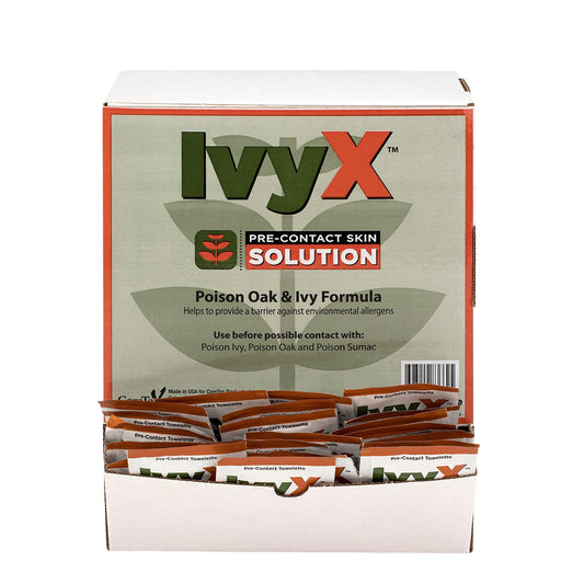 First Aid Only IvyX Pre-Contact Lotion Packets 50 Per Box. Poison Oak & Ivy Formula