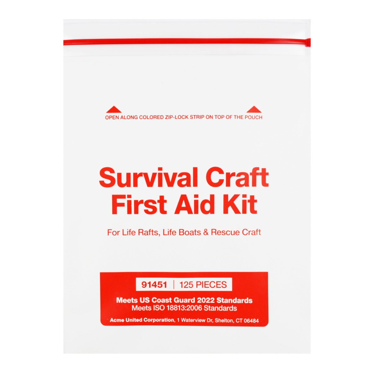 First Aid Only Life Raft & Boat Survival Craft Kit