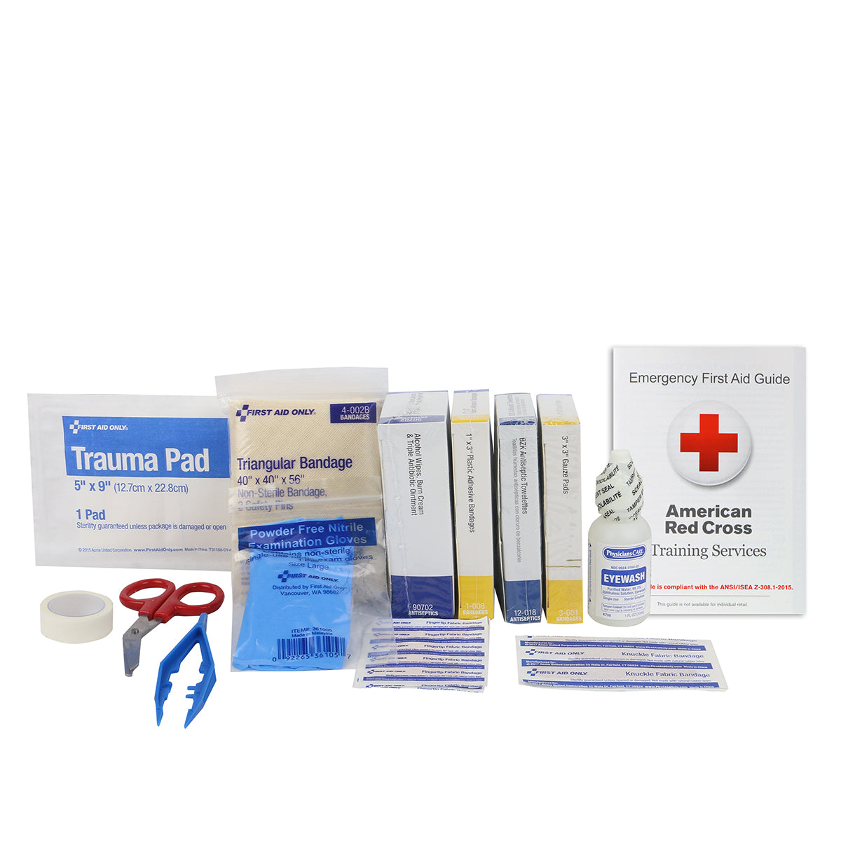 First Aid Only Light Duty Vehicle Refill Kit OSHA Compliant