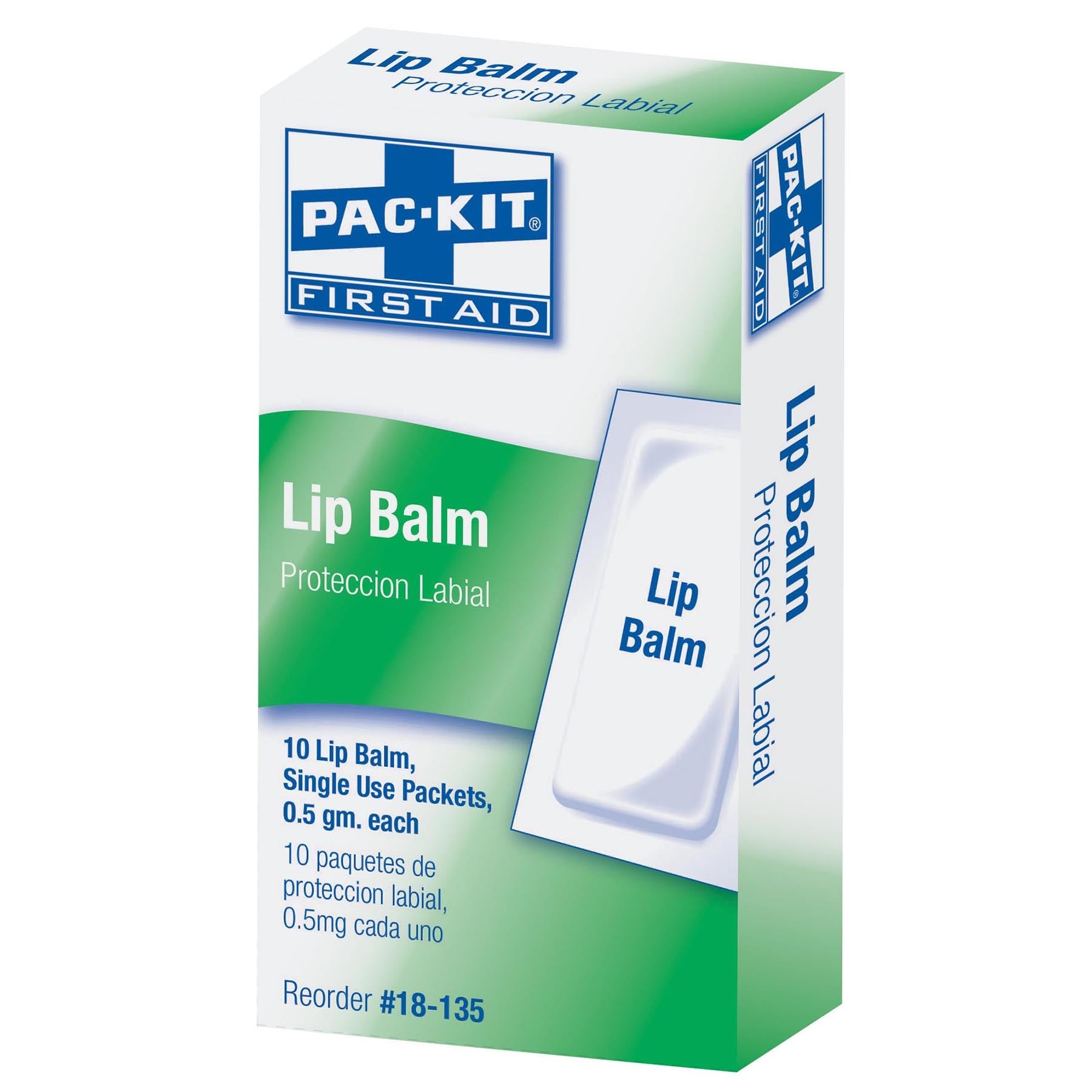 Lip Balm Packets 10 Per Box - First Aid Only – firstaidonly