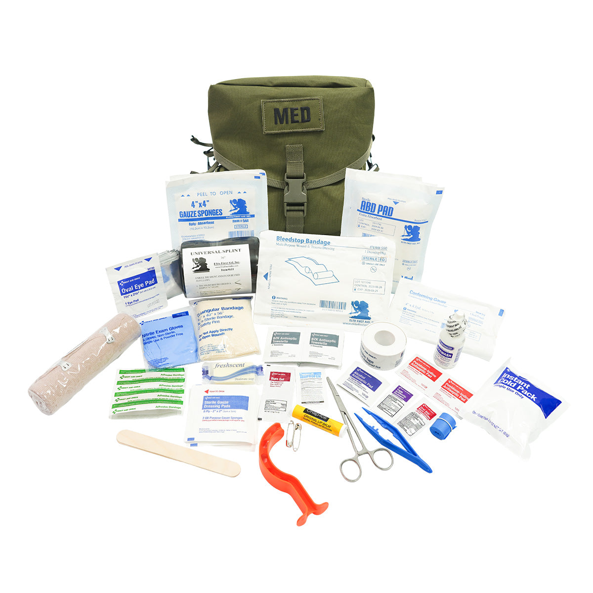 First Aid Only M-3 Medic Tri-Fold Bag - Olive Drab