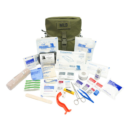 First Aid Only M-3 Medic Tri-Fold Bag - Olive Drab