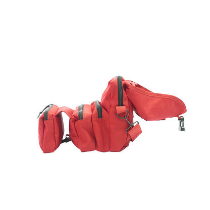 First Aid Only M-3 Medic Tri-Fold Bag - Red