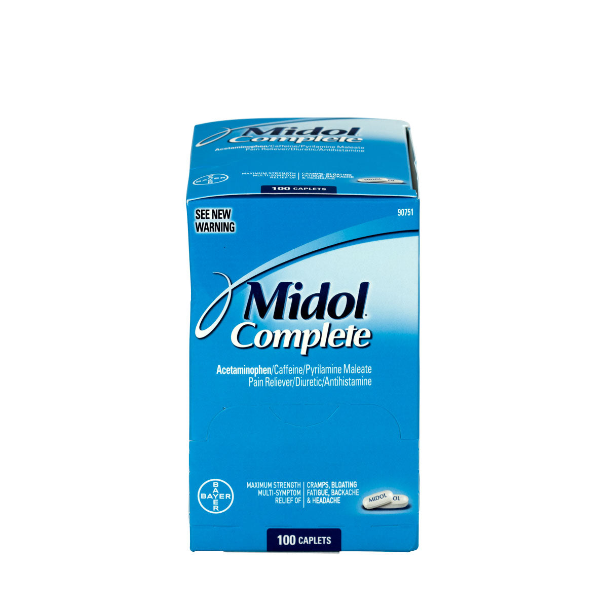 First Aid Only Midol 2 Per Individual Pack Box of 50