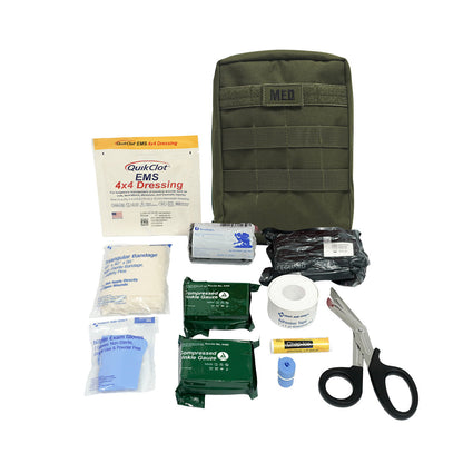 First Aid Only Military IFAK Advanced Kit - Olive Drab