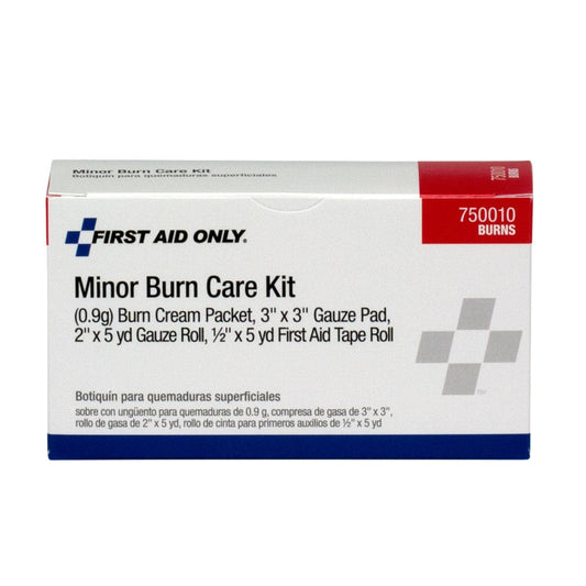 First Aid Only Minor Burn Care Kit Unit Box