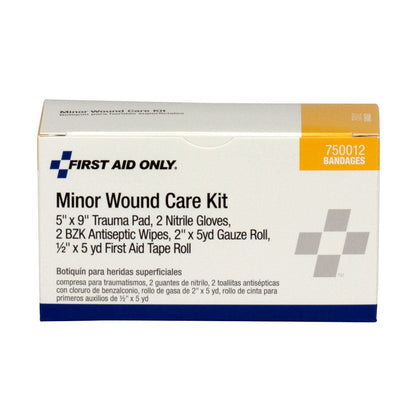 First Aid Only Minor Wound Care Kit Unit Box