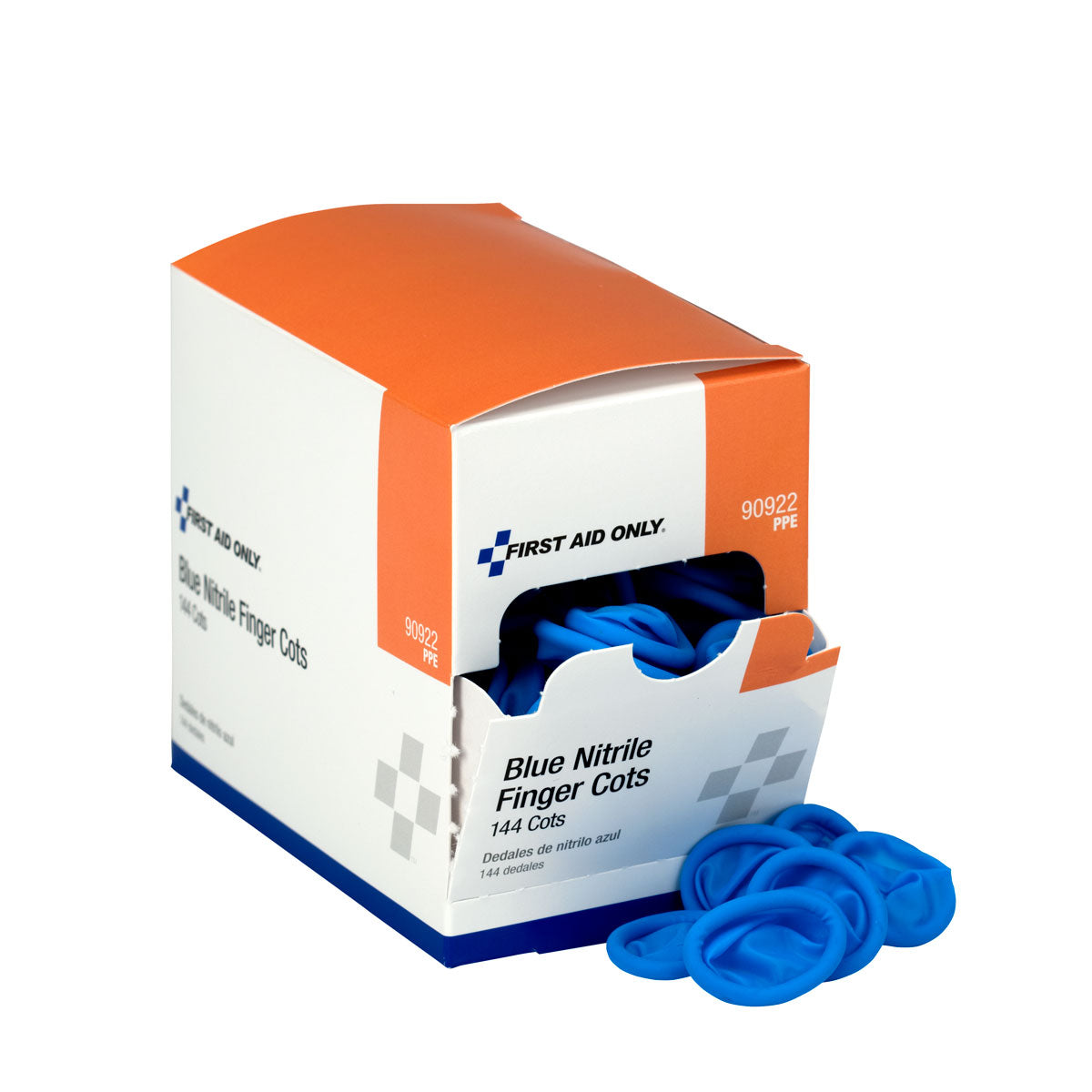 First Aid Only Nitrile Finger Cots 144 per Box