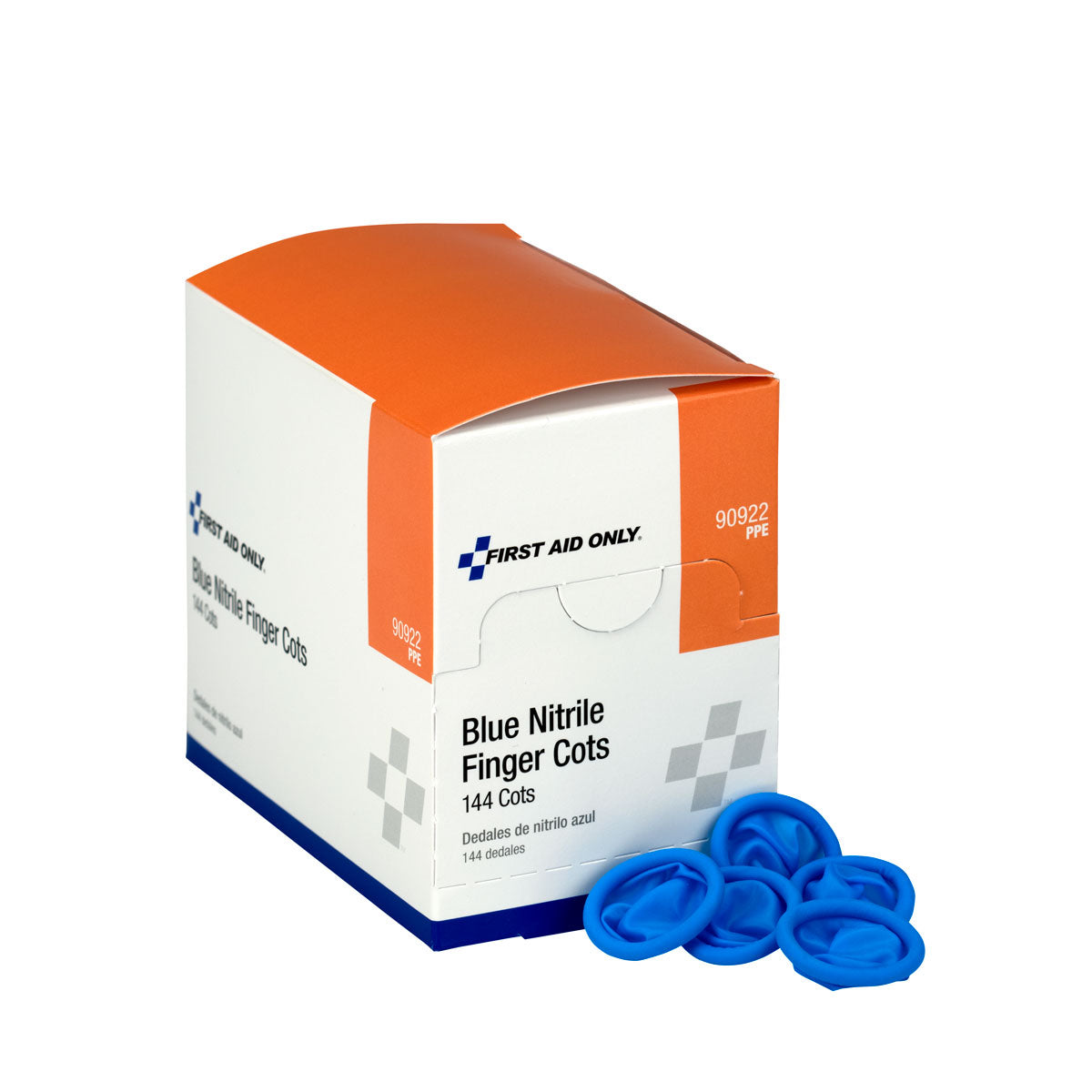 First Aid Only Nitrile Finger Cots 144 per Box