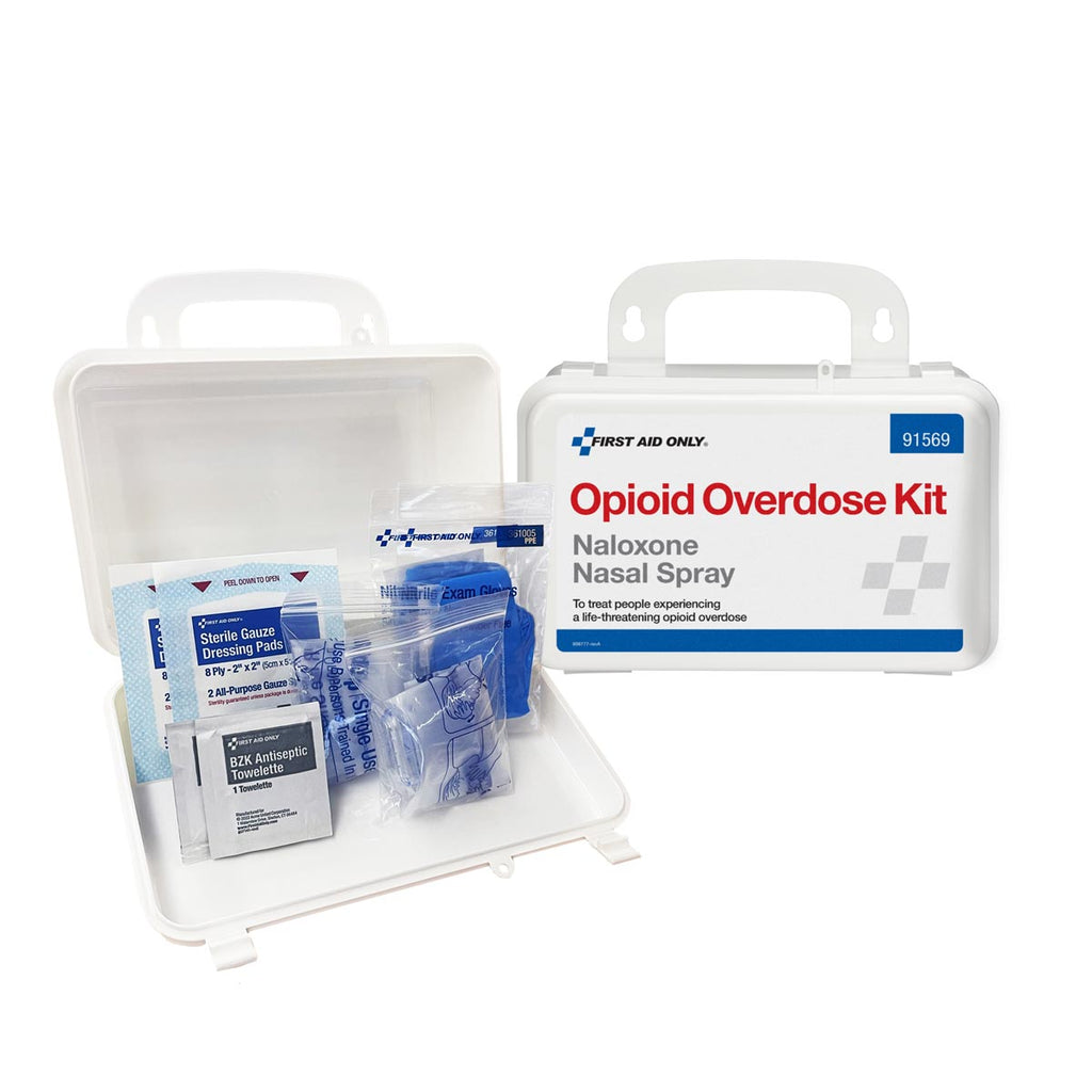 Opioid Overdose Kit Plastic with Naloxone Nasal Spray – firstaidonly