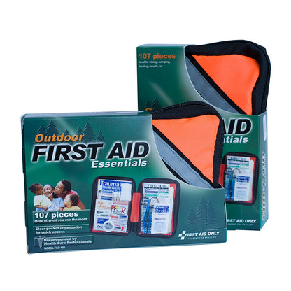 First Aid Only Outdoor Kit 107 Piece Fabric Case