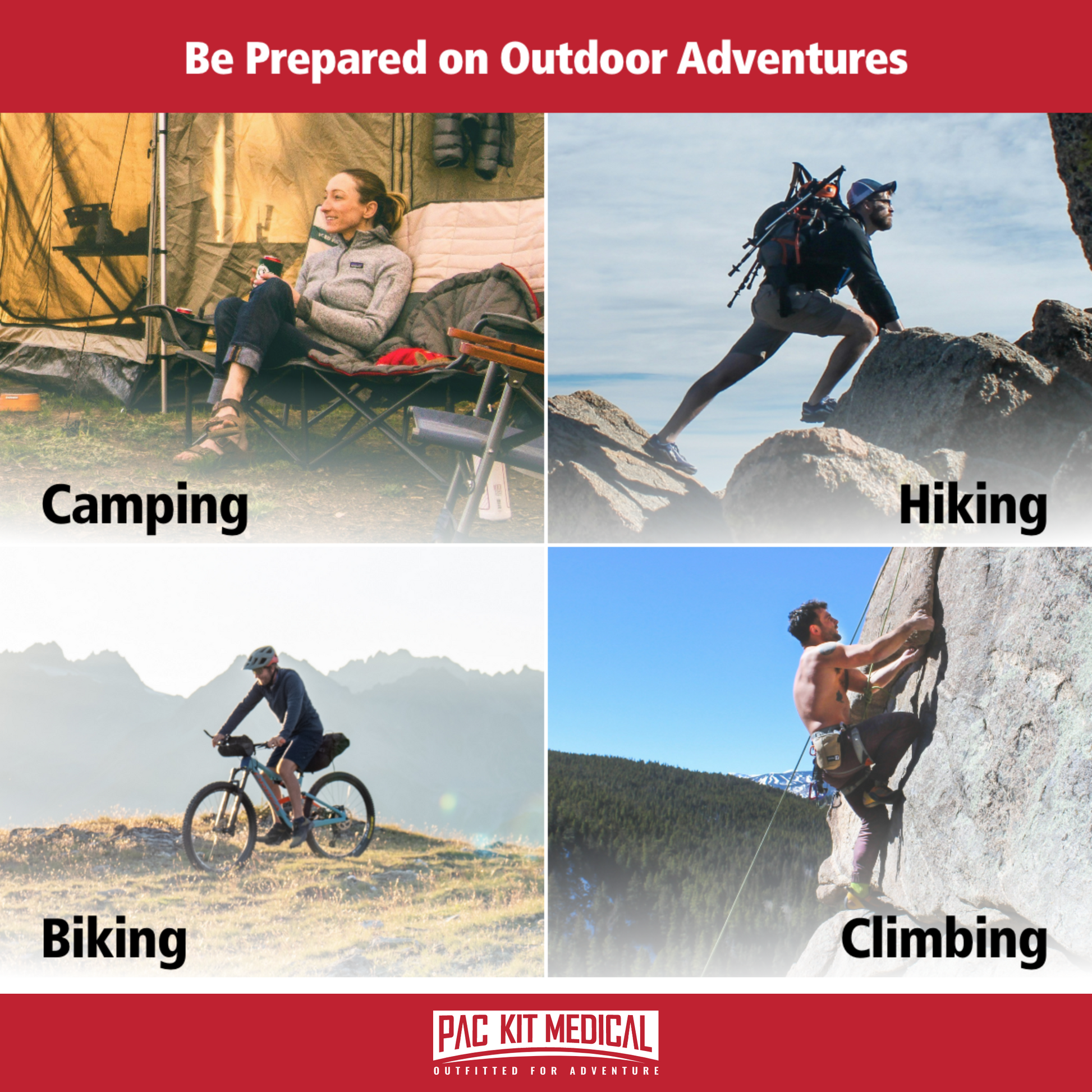 First Aid Only Pac Kit 87 Piece Grab & Go Adventure