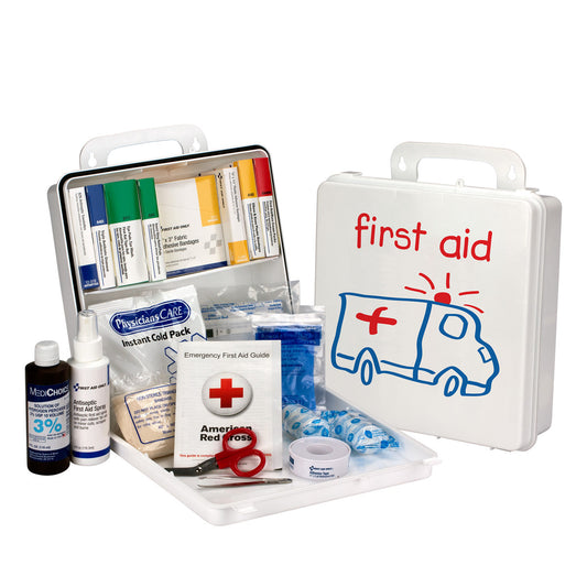 First Aid Only Pediatric 25 Person Kit Plastic Case OSHA Compliant