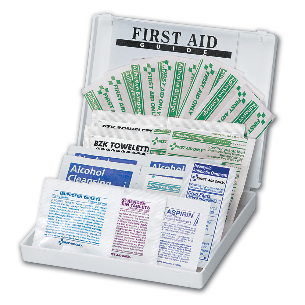 First Aid Only Personal Kit 34 Piece Plastic Case