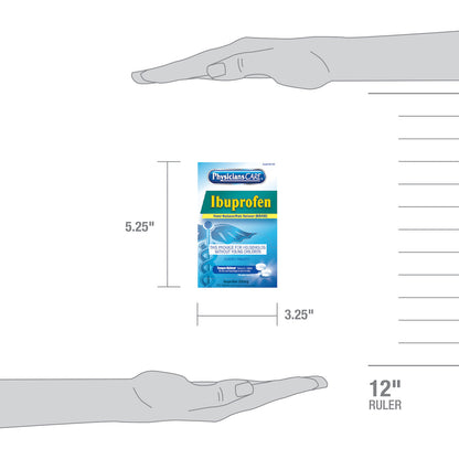 First Aid Only PhysiciansCare Ibuprofen 125 Doses of 2 Tablets 200 mg