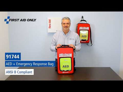 AED+First Aid Emergency Response Bag (AED Sold Separately)