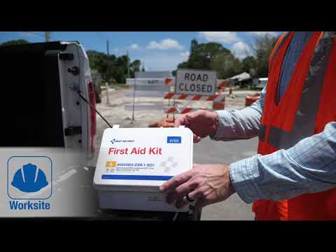 25 Person ANSI A Plastic First Aid Kit ANSI 2021 – firstaidonly