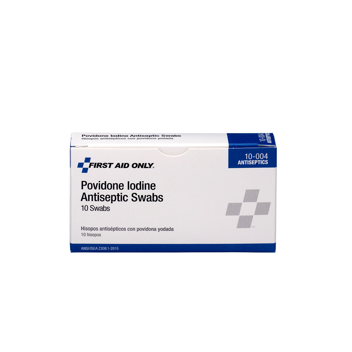 First Aid Only PVP Iodine Swabs 10 Per Box