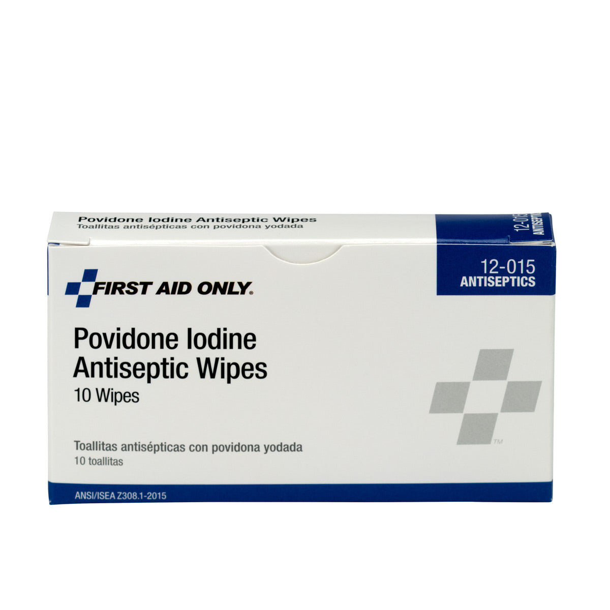 First Aid Only PVP Iodine Wipes 10 per Box