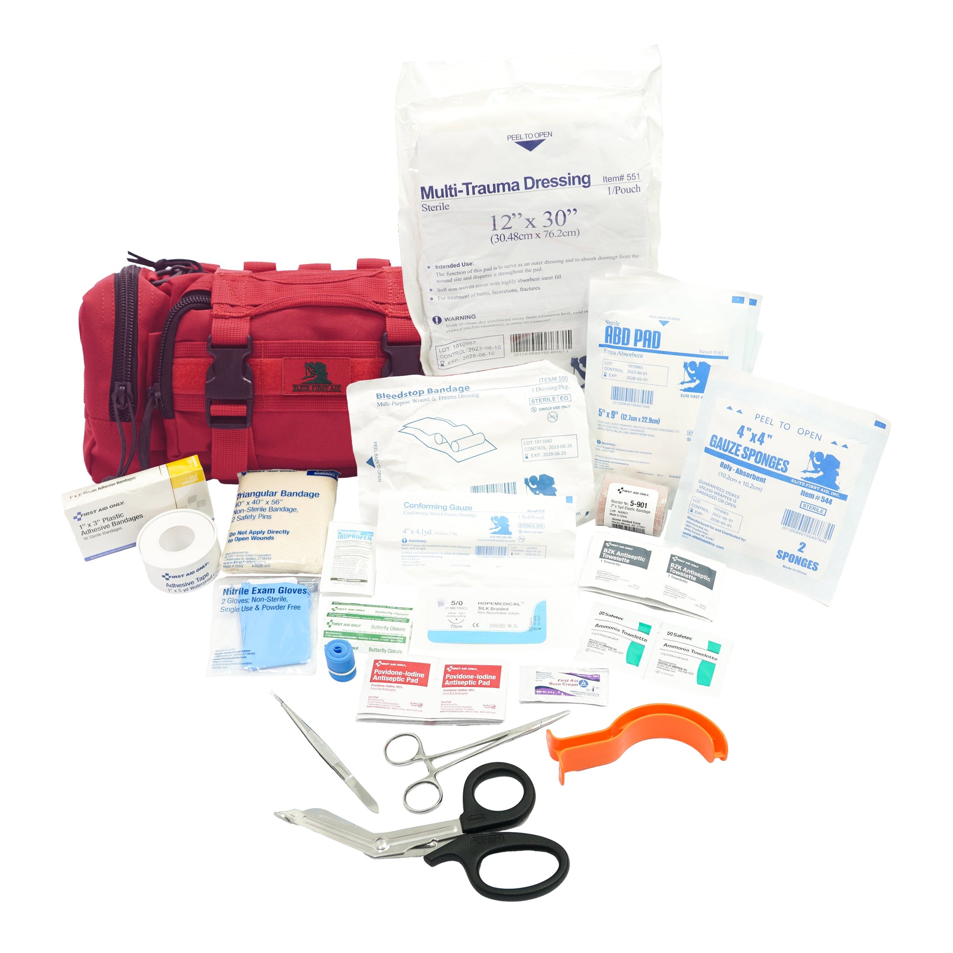 First Aid Only Rapid Response Bag - Red