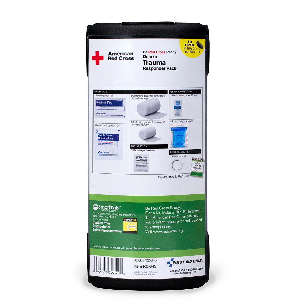 First Aid Only American Red Cross Deluxe Trauma Responder Pack