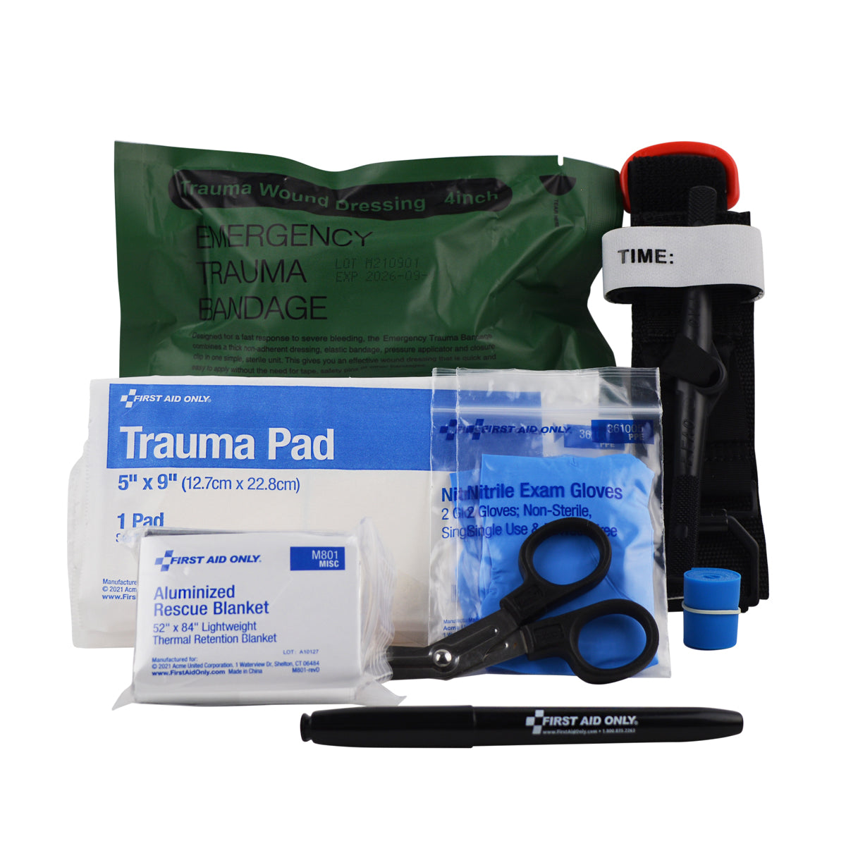 First Aid Only Right Response Bleeding Control Kit for Limb Wounds